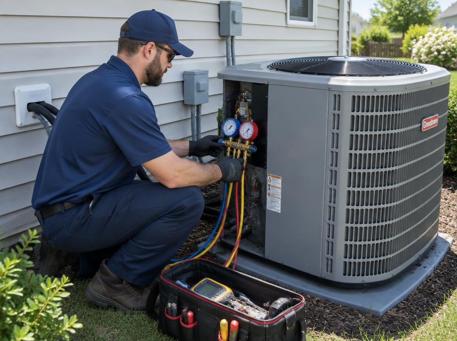 HVAC business using an AI answering service